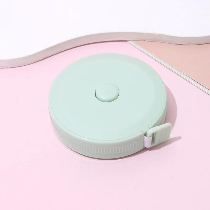2PCS 1.5m Small Tape Measure Portable Student Soft Leather Three Measurement Clothes Automatic Recycling