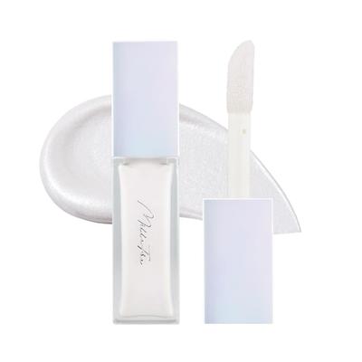 Millefee Nuance Glow Highlighter 01 Pearl White Highlight Base Makeup Glowing Skin 3D Liquid Blue Glitter Glow