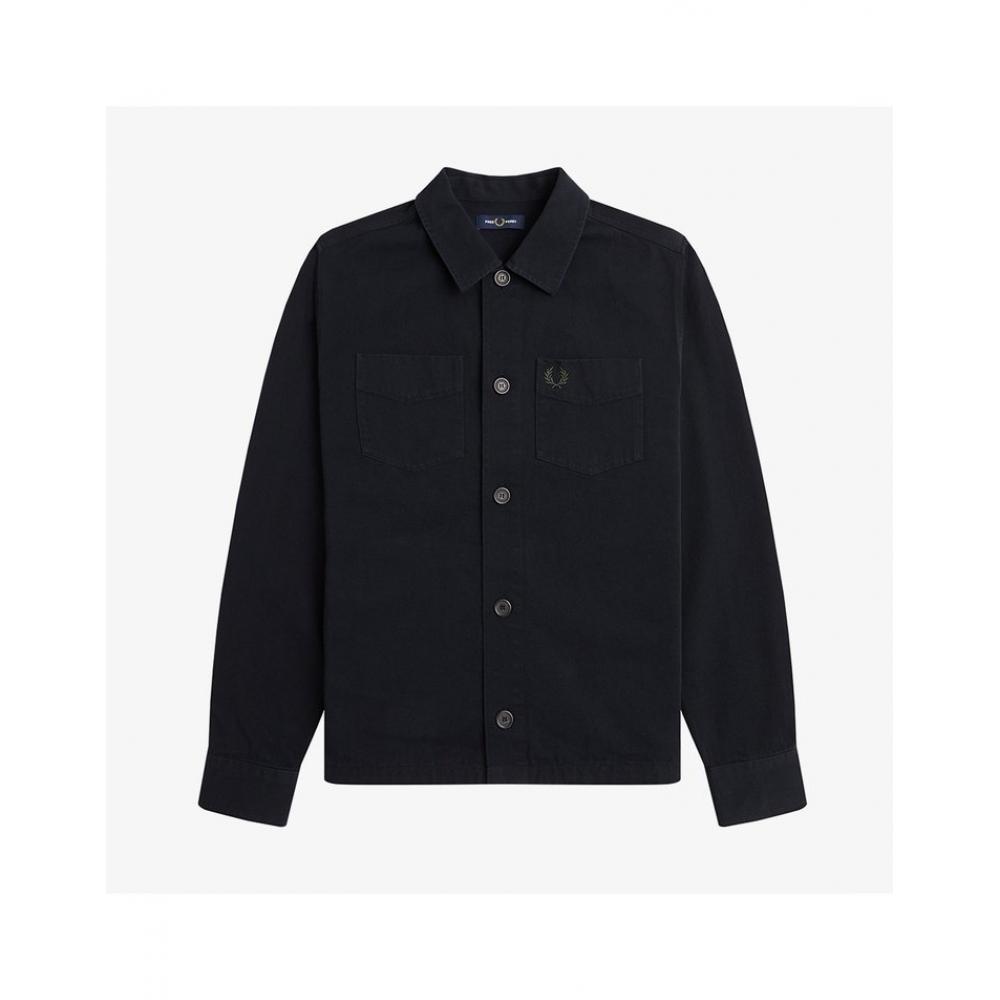 Fred Perry Twill Overshirt  102  Afpm2416627 102