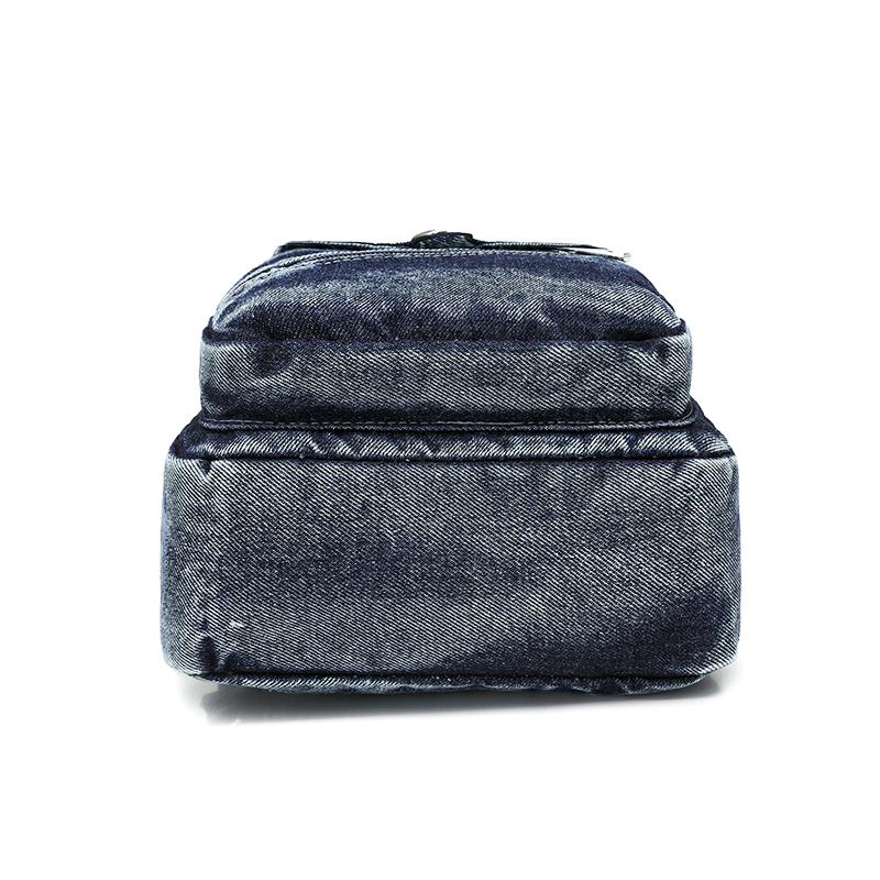 Denim Chest Bag Women's Crossbody Bag Large Capacity Shoulder Bag