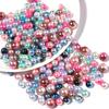 50-1000pcs/Lot 9 Colors No Hole Gradient Mermaid Imitation Pearls Beads Plastic Spacer Bead For DIY Jewelry Making Accessories