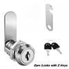 4Pcs 16/20/25/30mm Cam Locks Drawer Cabinet Lock Mail Box Locker Home Cupboard Door Tongue Lock With 2 Keys Furniture Hardware
