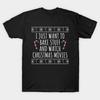 Bake Stuff And Watch Christmas Movies Fan Art Movie Film Funny T Shirt