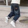 Pantalones Holgados Vaqueros para Niño Pantalones Coreanos Vaqueros Casuales para Niños