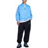 Nike Puffer Jackets Men's Blue Stand Collar Moderate HJ0302-412