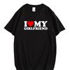 T-shirt I Love Boyfriend and Girlfriend Short Sleeves