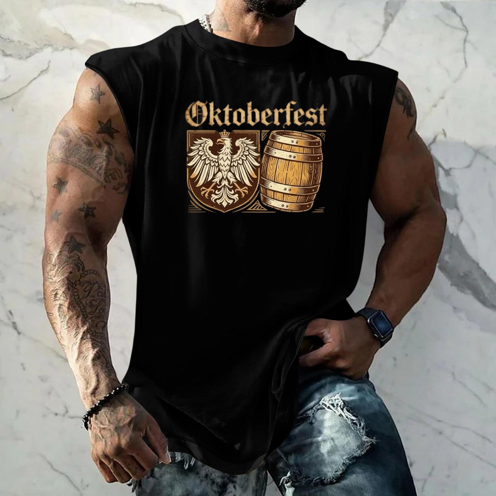

Men s Loose Fit Sleeveless Tank Top with Textured Pattern Casual Streetwear Summer Holiday Daily Wear XXXXL чёрный