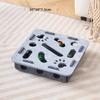 Cat Play Felt Box - Self-Entertainment Maze Toy with Scratching Board Durable Non-Shedding Fun for Bored Cats & Kittens