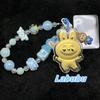 Golden Cartoon Cute Keychain Including Bracelet