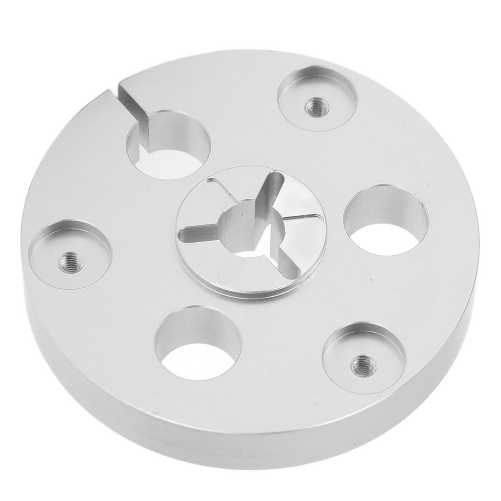 14 7 Inch Reel To Reel Tape Controller Aluminum Alloy Nab Hub with Mounting Screws Silver
