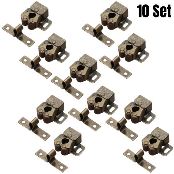2-10pcs Press Magnet Cabinet Catches Door Stop Closer Stopper Damper Buffer For Wardrobe Hardware Furniture Fittings Accessories