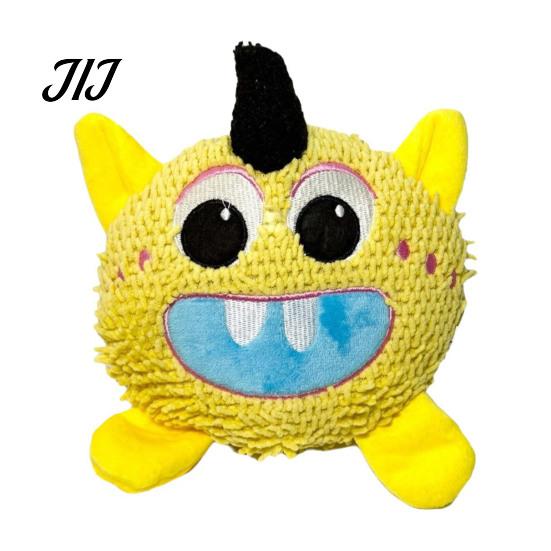 Plush Toys for Small Medium Pets Cute Monsters Squeaky Pet Toy, Dog Molar Interactive Cat Self Play Anxiety Relief Toy Dogs Cats