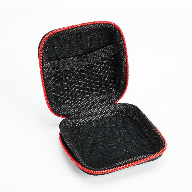 Digital Accessories Storage Box - Square EVA Organizer for U Disk, SD Card, and Earphones