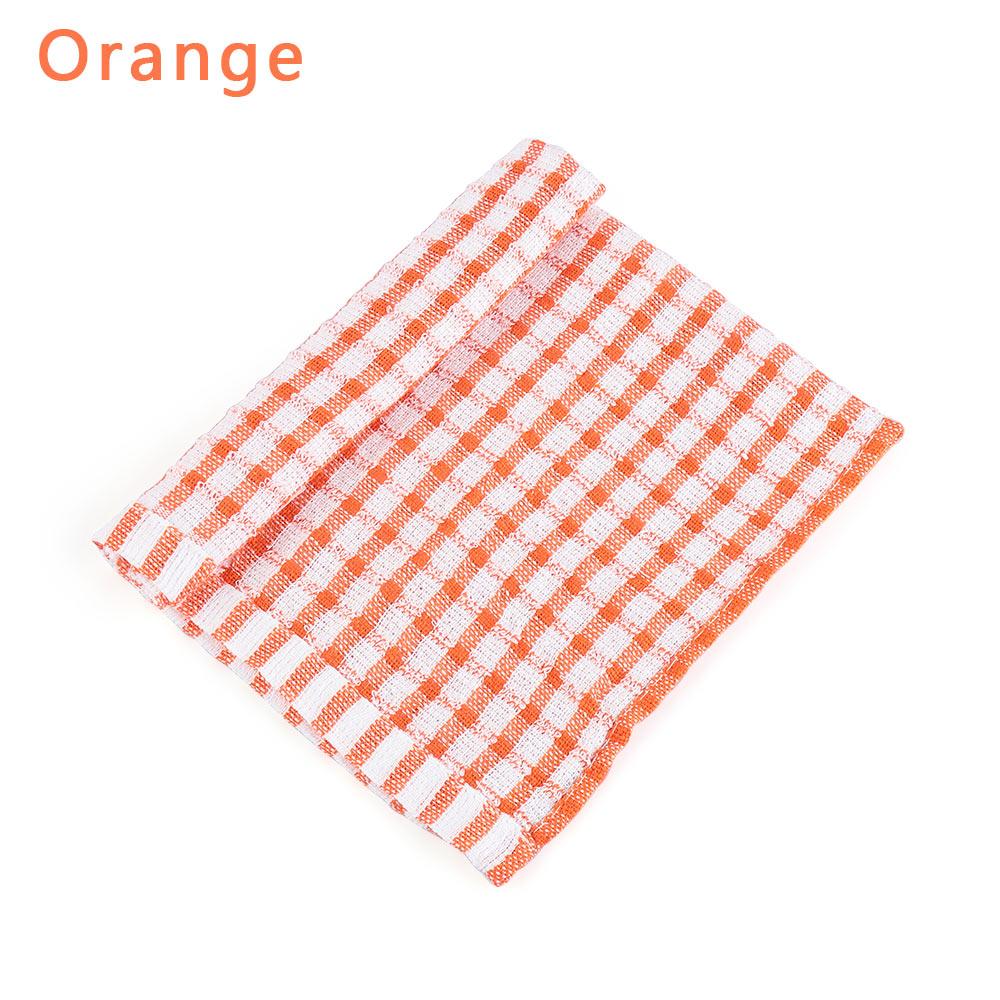 Soft Tea Towels Terry Cotton Kitchen Dish Cloths Clean Microfibre Absorbent Non-stick Cleaning Clothes Kitchen Tool