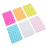 6PCS Suction Cup Phone Case Mount Fluorescent Color Silicone Double Sided Strong Anti Slip Universal Suction Phone Case