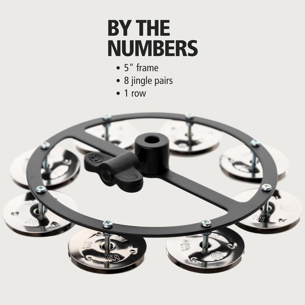 MEINL Percussion Headliner Series Hihat Tambourine Stainless Steel 1row HTHH1BK []