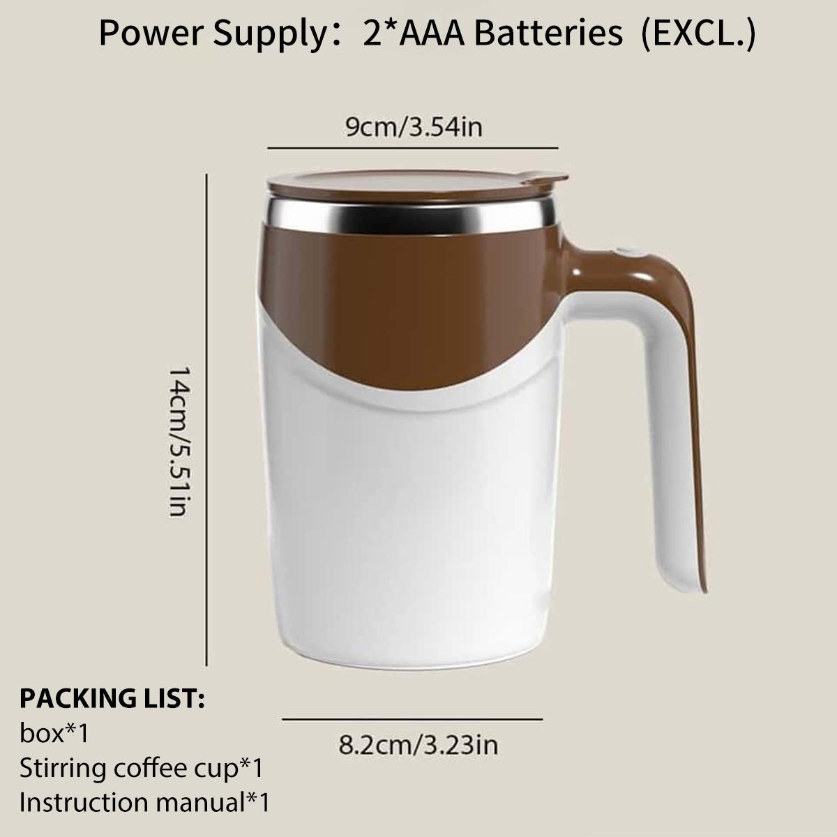 

Fully automatic mixing cup, rotating water cup, electric coffee cup, lazy person, portable milk stainless steel cup 301-400ml