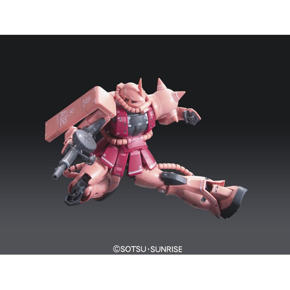 RG Mobile Suit Gundam MS-06S Char's Zaku 1144, farbcodiertes Plastikmodell