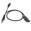 USB To 7+6 13Pin Slimline SATA Adapter Cable 480Mbps Supports Hot Swap USB 2.0 To SATA Cable for Laptop CD DVD ROM Drive