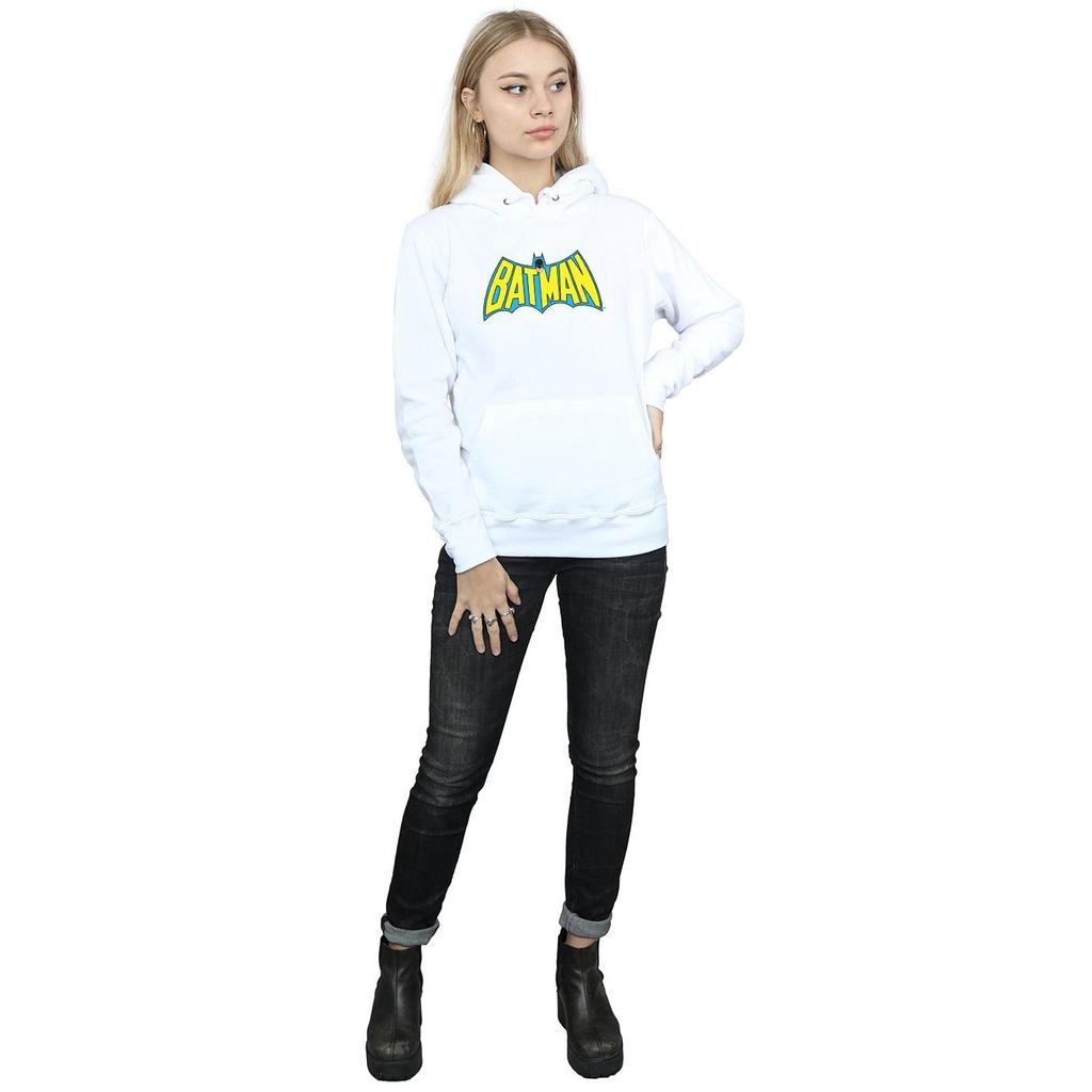 DC Comics Womens/Ladies Batman Retro Logo Hoodie