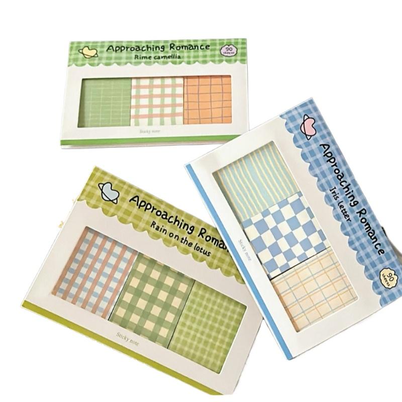 Kawai Square Grid Combination Sticky Notes Are Coming Soon Romantic Handbook Decoration Basic Material Paper Lovely Memo Pad