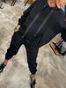 2024 Trendy Casual Sequin Pocket Sport Hoodie and Sweatpants Set