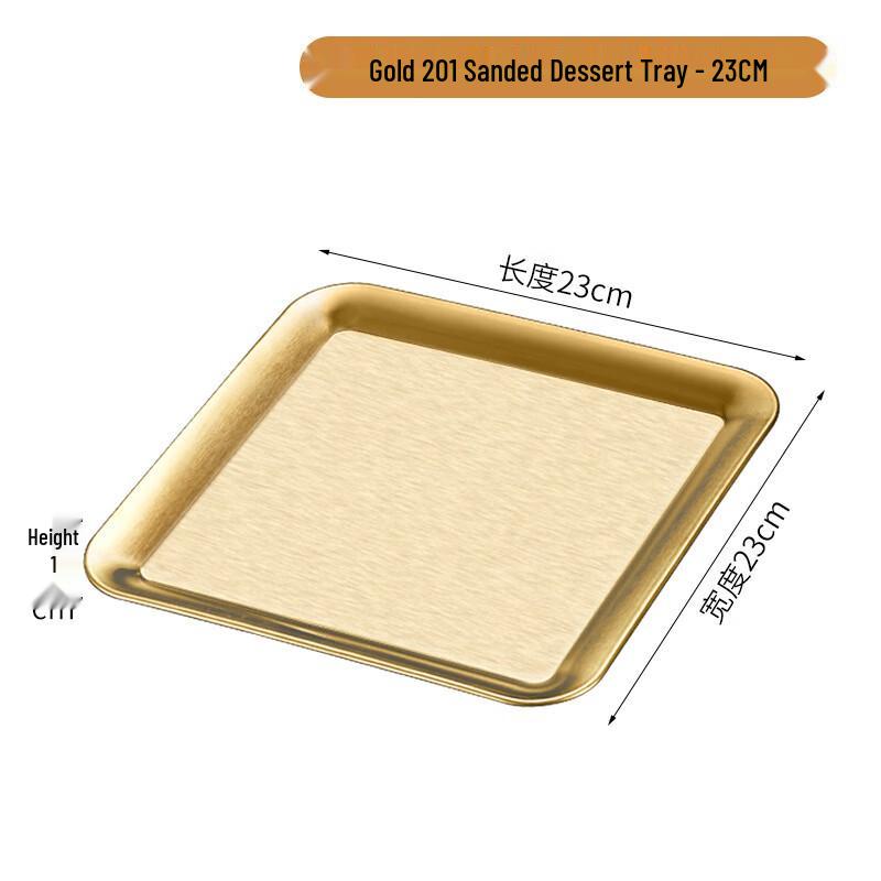 

ZISIZ Stainless Steel Rectangular Serving Tray