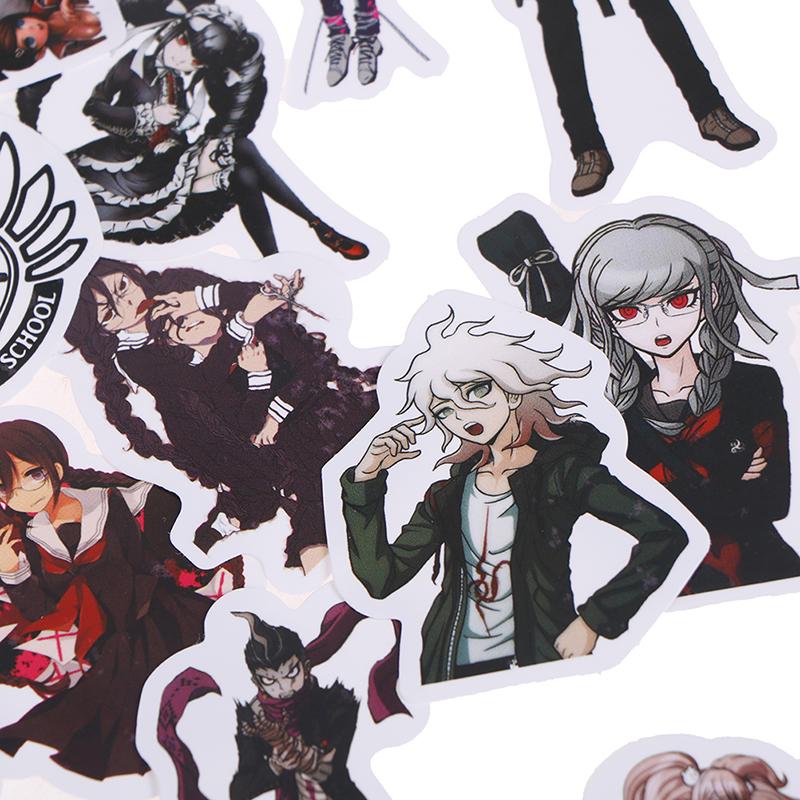 50pcs Anime Danganronpa PVC Stickers Cosplay Luggage Laptop Skateboard DIY k JO 50pcs Anime Danganronpa PVC Stickers Cosplay Luggage Laptop Skateboard DIY k JO