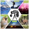 Monocular Telescopes For Adults High Power Night-vision Telescopes Waterproof With Smartphone Adapter/tripod