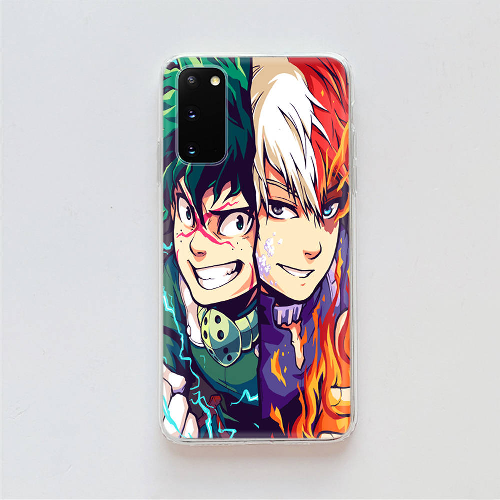 AD96 My Hero Academia Klare Hülle für Samsung A04 A14 A23 A34 A54 M23 M33 M52 M53 Realme 10 9 C30S C35 C55 VIVO Y02 Y21 Y33S Y51 X80 V25 Hülle