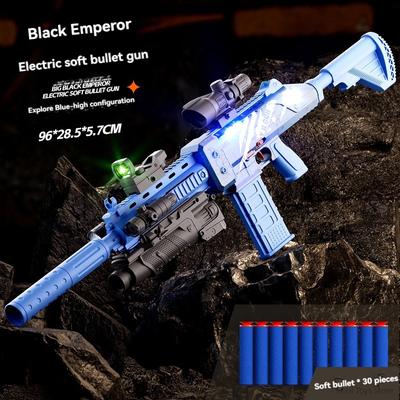 Barrett Electric Flash Soft Bullet Toy Gun Sniper Rifle Airsoft Gun Model Automatic Military Weapons Outdoor CS Games Boys