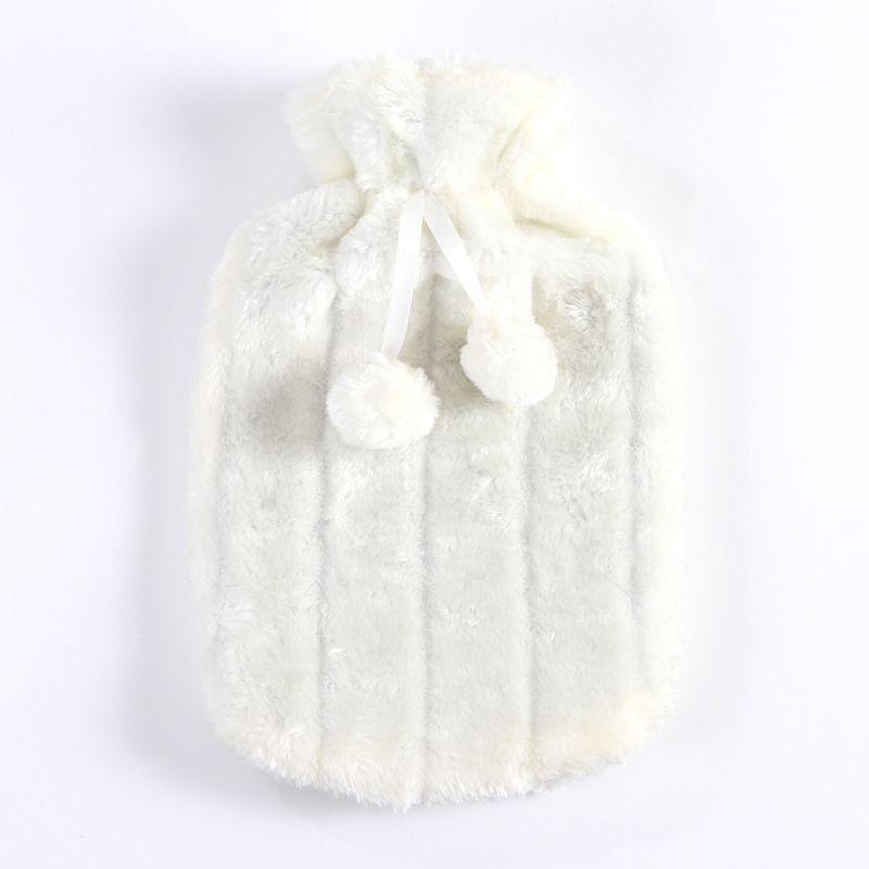 Rubber Hot Water Bottle, Hot Water Bottle, Fleece Sleeve, Imitation Rabbit Fur Cloth Sleeve, Hand Warmers and Foot Warmers.