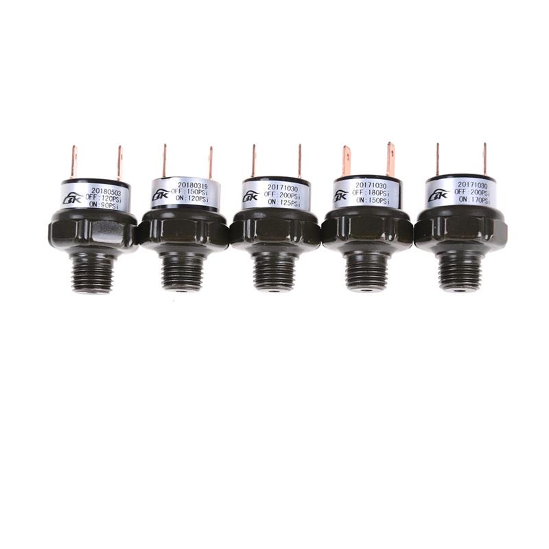 ZTT 120-150 PSI Air Pressure Control Switch Valve For Horn Compressor Tank – Black Metal