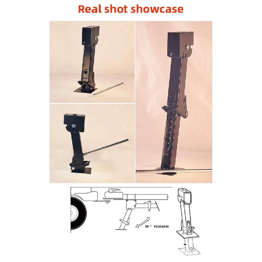 445KG Jack Stand per RV Stabilizzatori per Camper Jack per Rimorchi Moto Supporto per Tende Accessori di Riparazione Acciaio Sollevatore per Auto da Viaggio