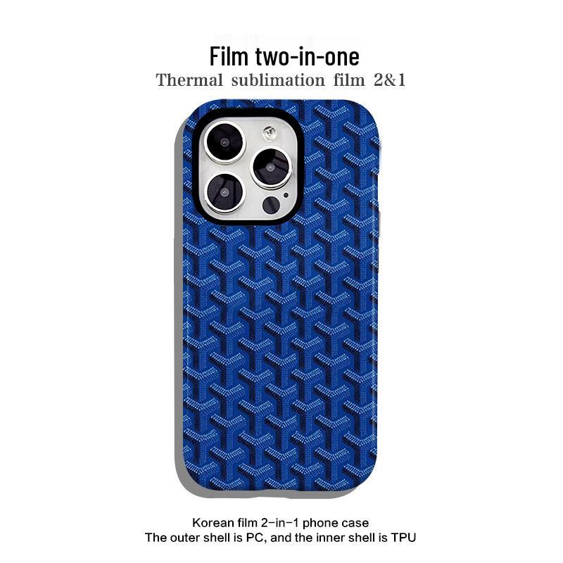 

Korean Flin Two-in-One Mobile Case for Apple 14 Pro Max iPhone 16 Plus