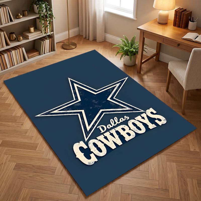 Dallas Cowboys (1) Kancelářské koberce vhodné do obývacích pokojů, ložnic, kanceláří a kuchyní dárek pro moderní domácí dekoraci