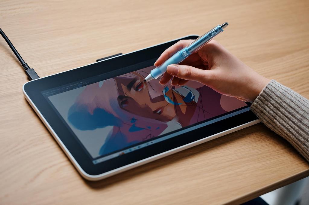 Wacom Grip Digital für Aquablau CP202A01A Dr.