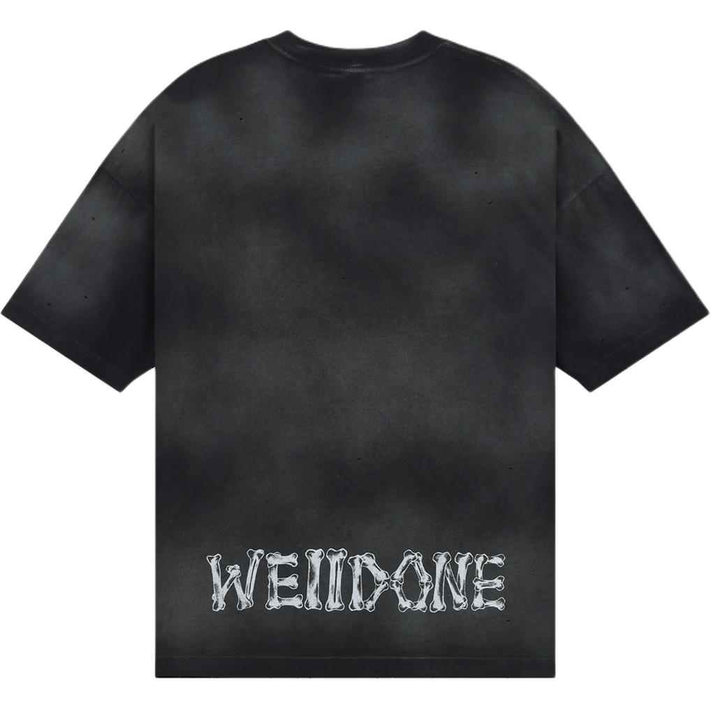 WE11DONE T Shirts Unisex Crew Neck Moderate Straight Fit WD-TT1-24-862-U-BK