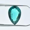 Natural Green Brazilian Tourmaline Pear Cut 10.55 Ct CERTIFIED Loose Gemstone.