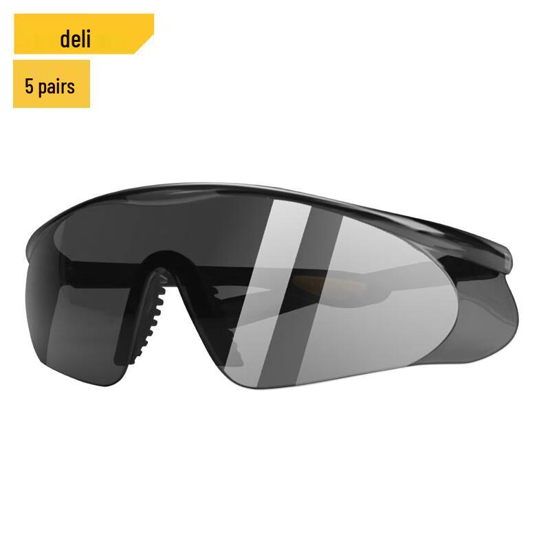 Deli Industrial Safety Glasses (5-Pack) One Size