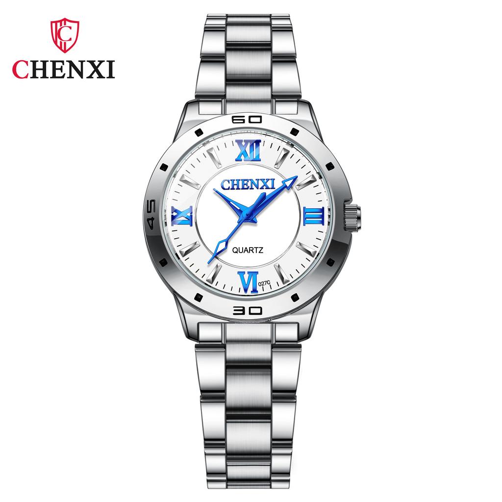Guangdong Chenxi Steel Strap Male And Female Couple Watch 027C Quartz Watch