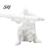 Multi-use Pen Holder Medieval Knight Kneeling in Armor Pencil Desktop Decoration Fun Gift for Students Office Workers