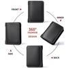 Foldable Wallet Men Short Wallet Slim PU Leather Card Holder Simple Business Clutch Bag  Men