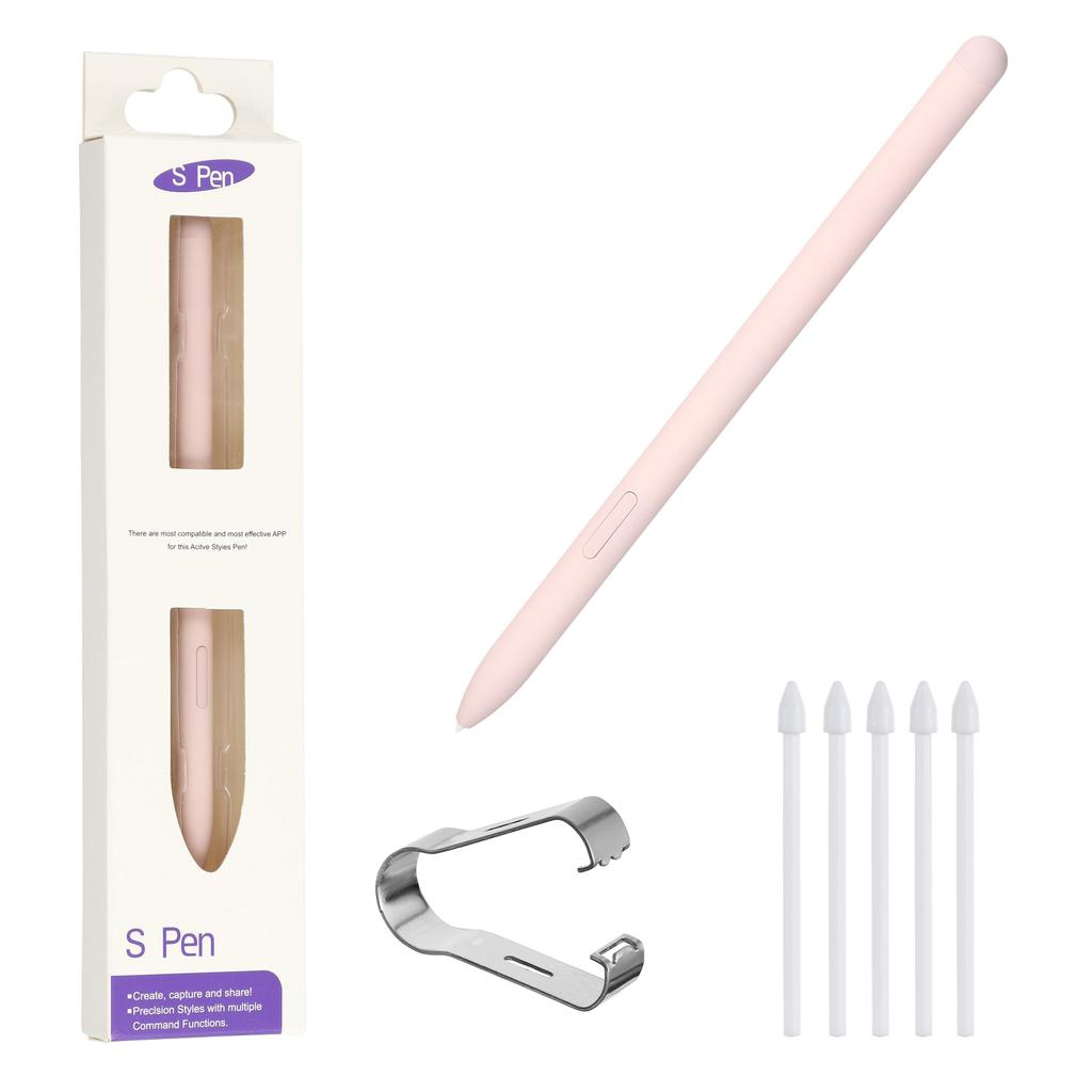 עבור סדרות Samsung Galaxy Tab S10/Tab S9 עט סטיילוס רגיש ללחץ עם 5 קצוות עט (ללא לוגו)