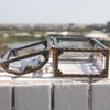 ABS Transparent Pirate Treasure Box Crystal Gem Jewelry Box Storage Organizer Chest Treasure for Jewelry Gem Trinket Box for Kid