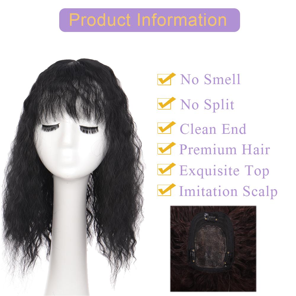 Synthetische Perücke, langlebige Haarteile, dünnes Ersatzsystem für Damen-Toupets, Hochtemperaturfaser, langlebige Haarteile