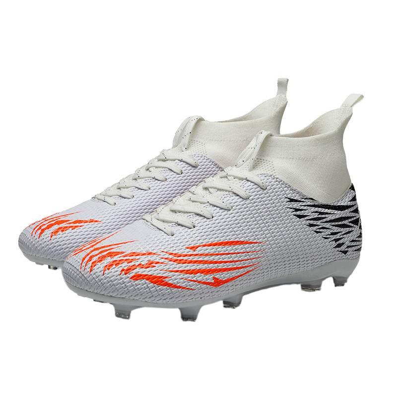 Autumn high-top football shoes competition training sports youth students men and women FG spike football shoes