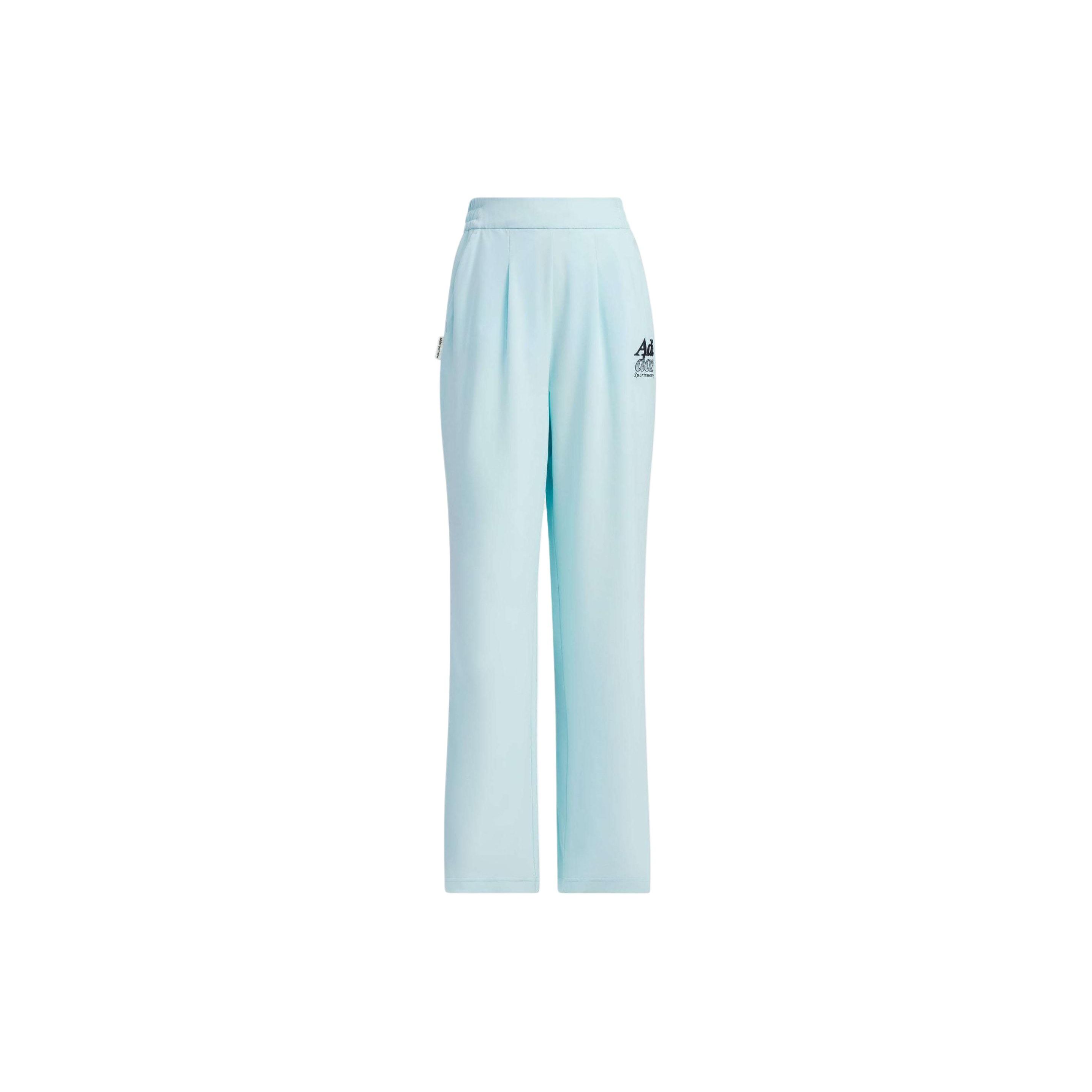 Adidas Small Logo Tracksuit Bottoms Women Sky-Blue JI6876 M