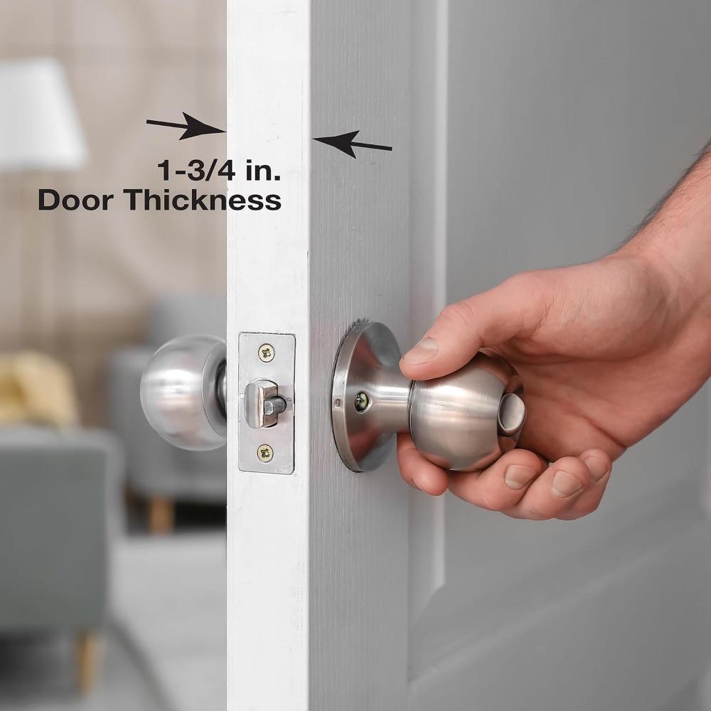 Heavy Duty Door Repair Plate Stainless Steel Lock Slot Accessories  for 1-3/4-inch Thick Door