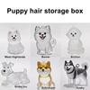 Dog Hair Storage Cute Pendant Keychain Bag Pendant Couple Car Key Chains Jewelry Souvenir Collection Gift Decoration Accessories